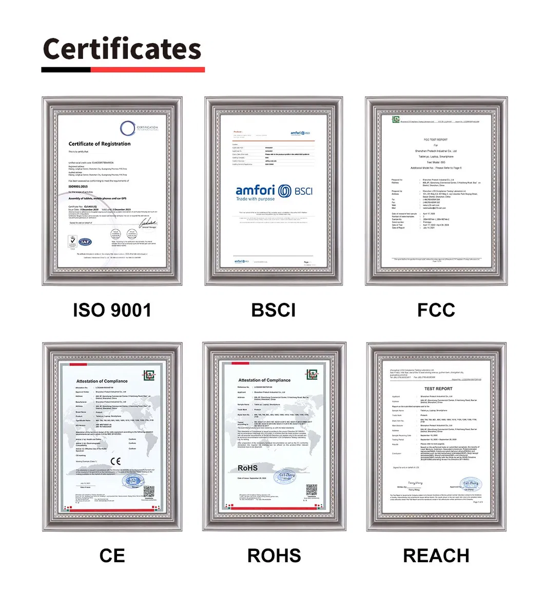 Certifications