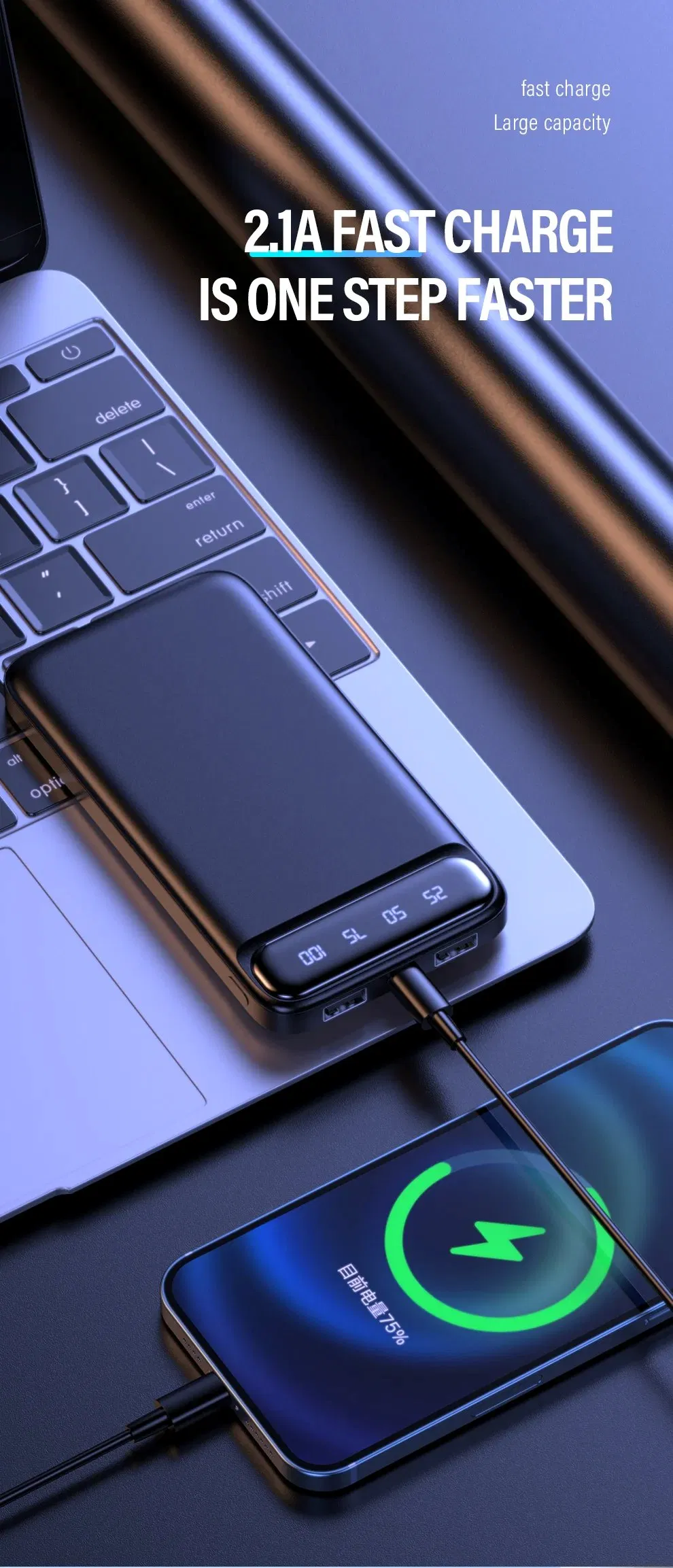 Portable 10000mAh Power Bank View 5