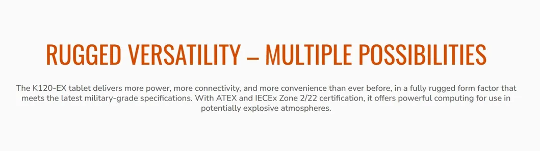 Rugged Tablet Durability