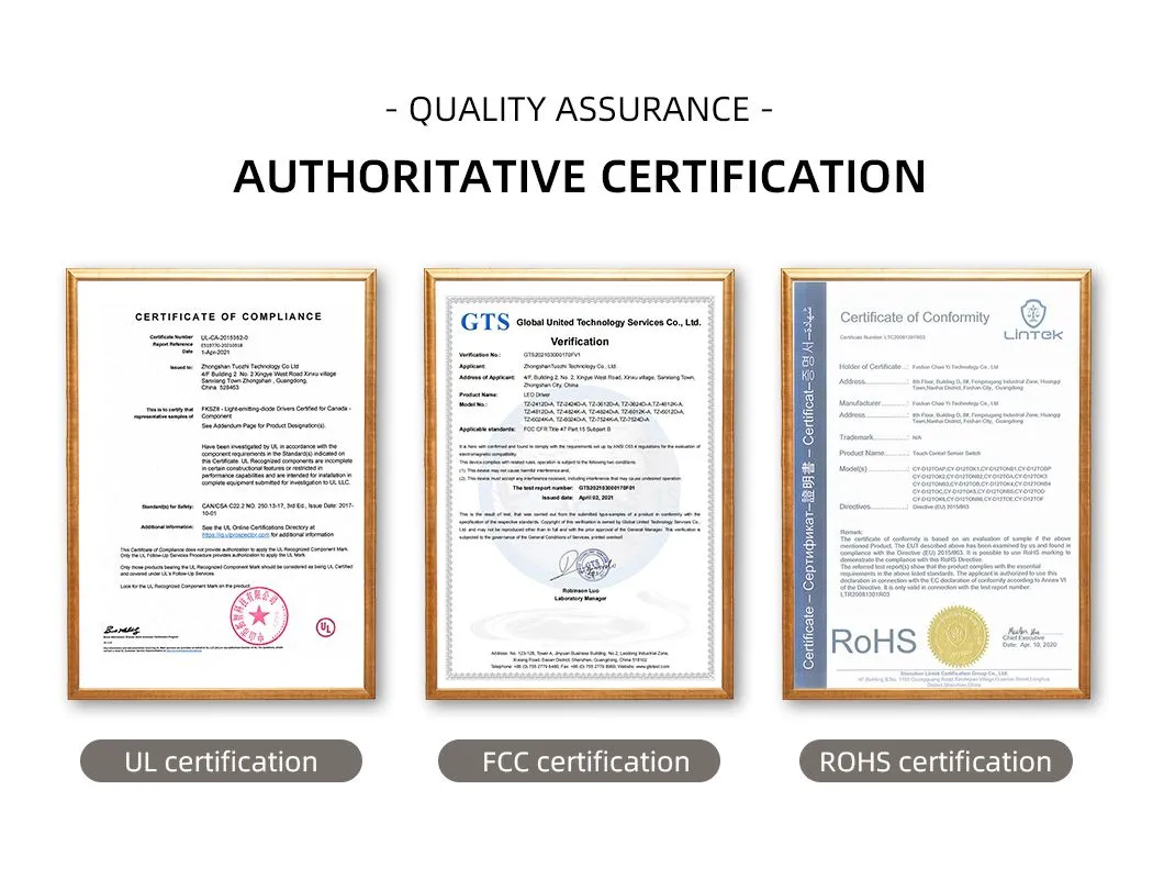 Certifications