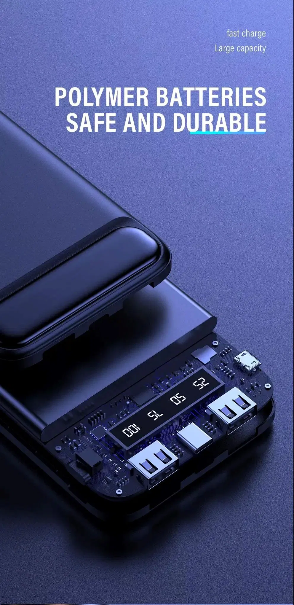 Portable 10000mAh Power Bank View 4