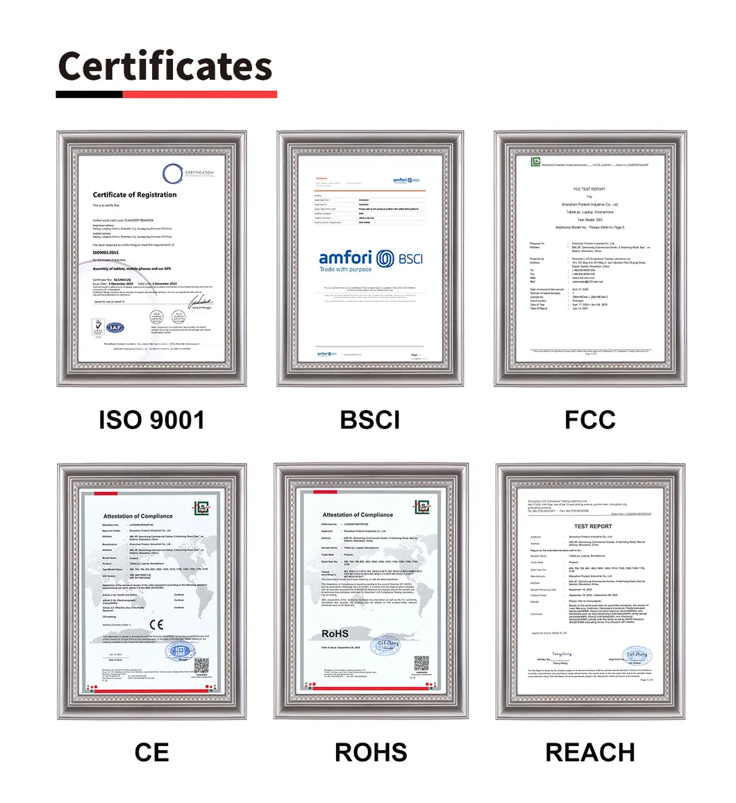 Certificates