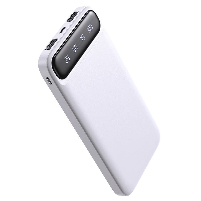 Portable 10000mAh Power Bank with Quick Charge Technology