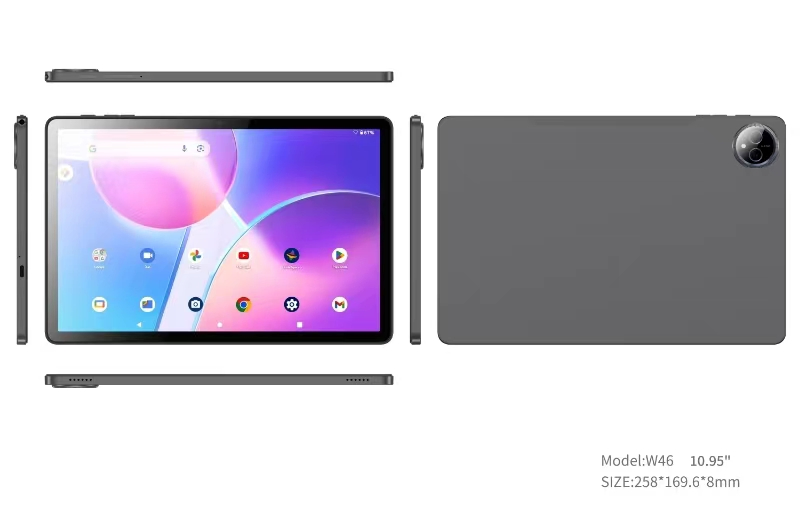 11 Inch Business Android Tablet PC 4GB ROM 128GB Storage Quad Core RoHS Certified