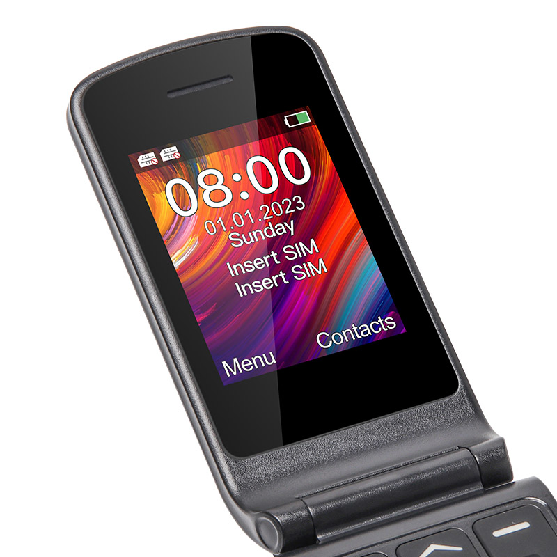 Uniwa F248L Double Screen 4G Volte Flip Keypad Mobile Phone with Sos Button for Seniors