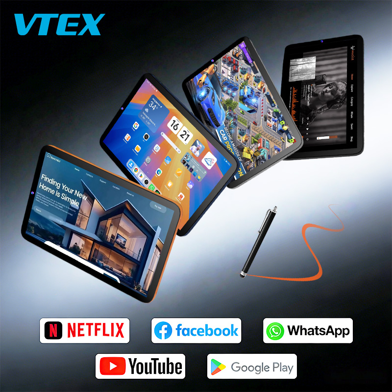 10.1 Inch Tablete 4G LTE HD Screen 5000mAh Android FCC CE Tablet PC Wtih Bt Keyboard Case