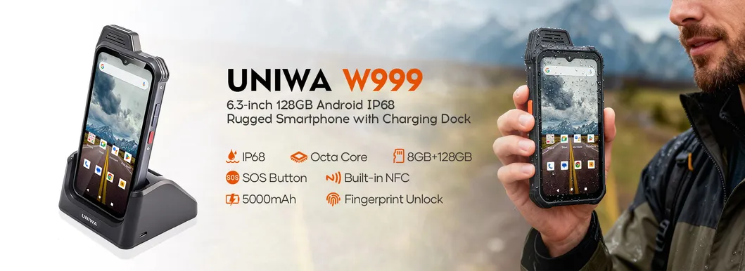 UNIWA W999 Rugged Smartphone
