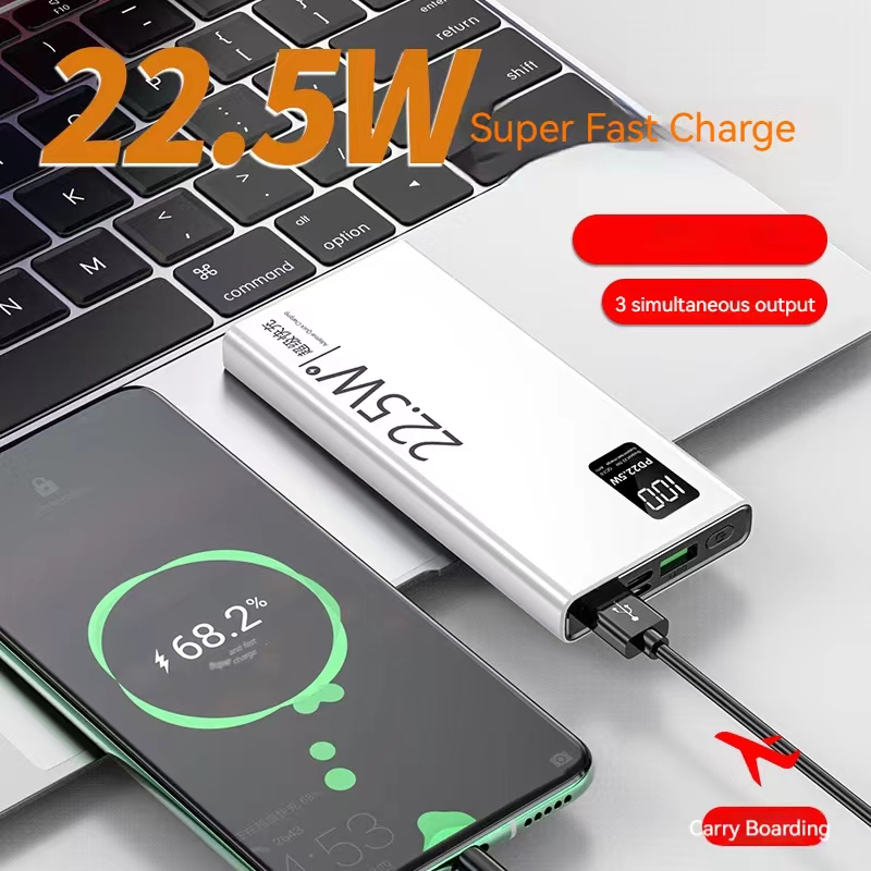 Ultra-Fast 20000mAh Power Bank with Dual USB Ports Power Bank