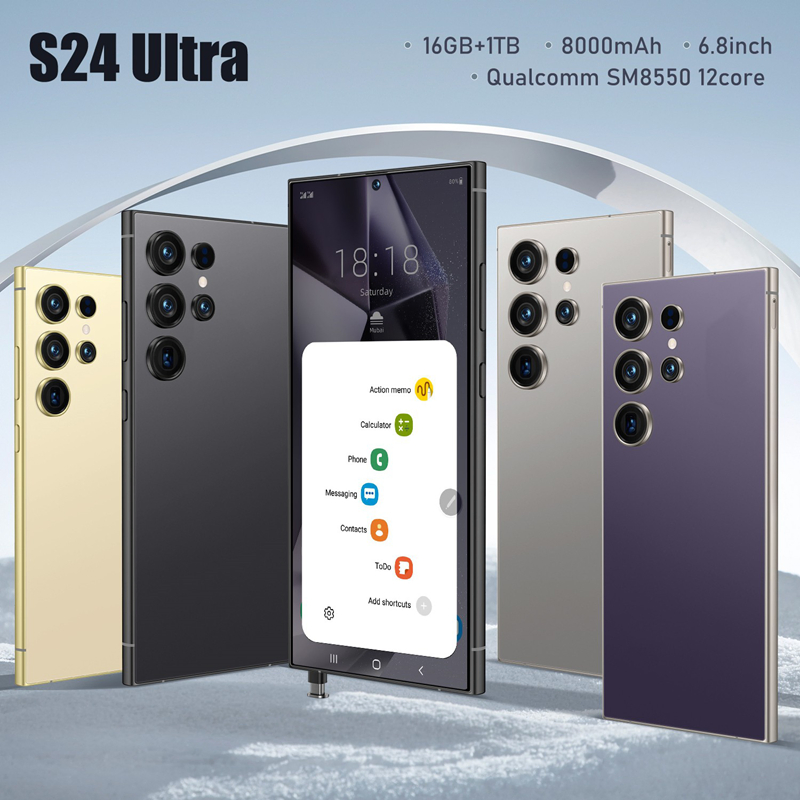 Original 1: 1 High-Performance S24 S25 S26 Ultra 16GB+1tb 5g Dual SIM Smart Mobile Phone