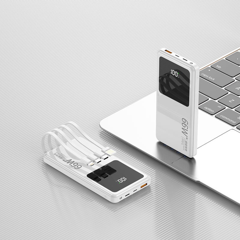 Wholesale Fashion Design Fast Charge 66W Mobile Power Bank Large Capacity