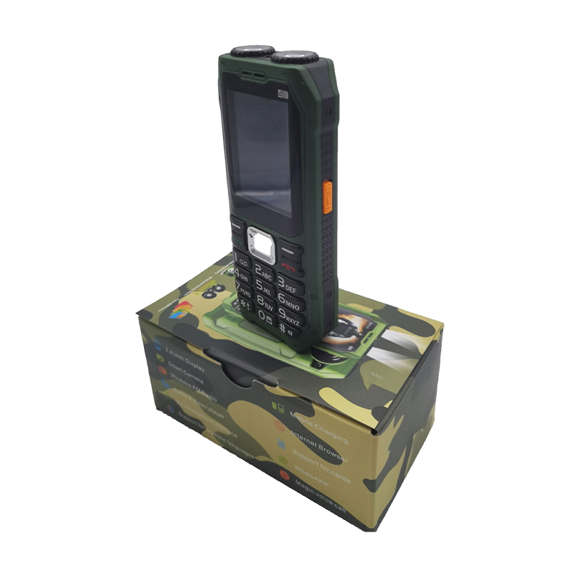 GSM 4 SIM Slots mobile Phone E6000 with Loud Speaker for Seniors