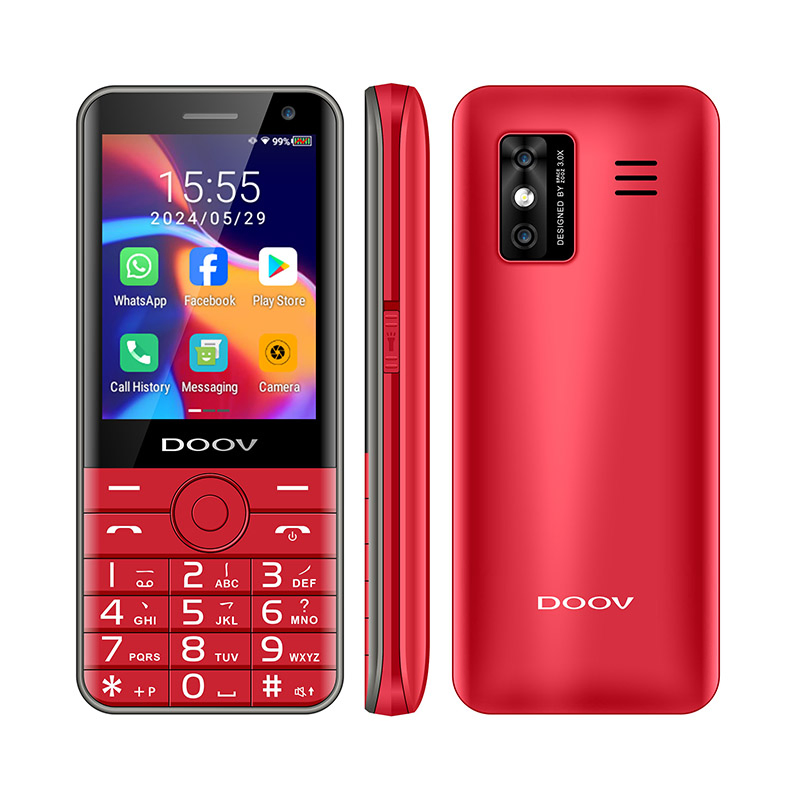 2.8 Inch 4G LTE Android Smart Phone with Keypad Support 4G Video Calling for Seniors