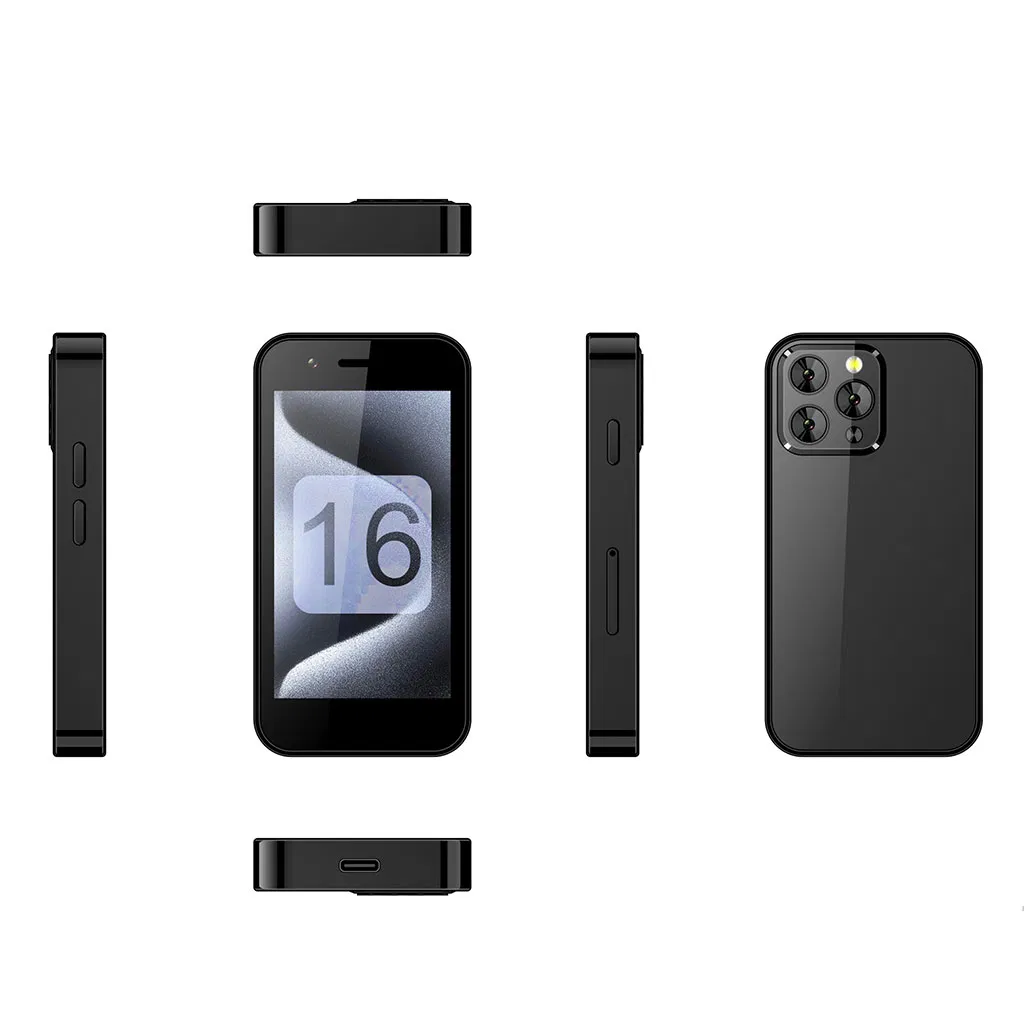 3G Networks Dual Nano SIM Android 8.1 32GB ROM 35MP Camera Dual SIM Mini Smartphone with Play Store Whatsapp