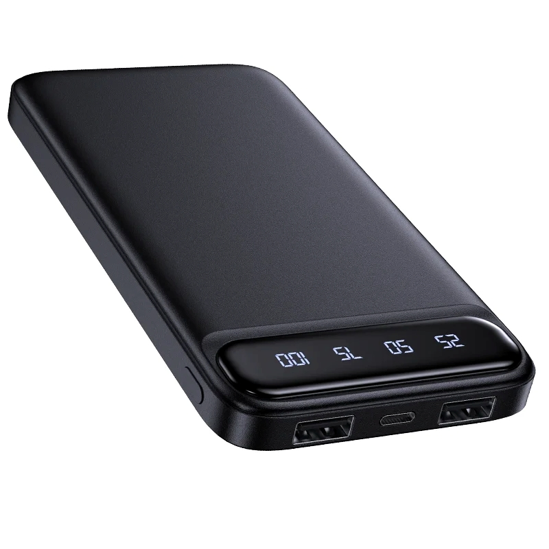 Portable 10000mAh Power Bank with Quick Charge Technology