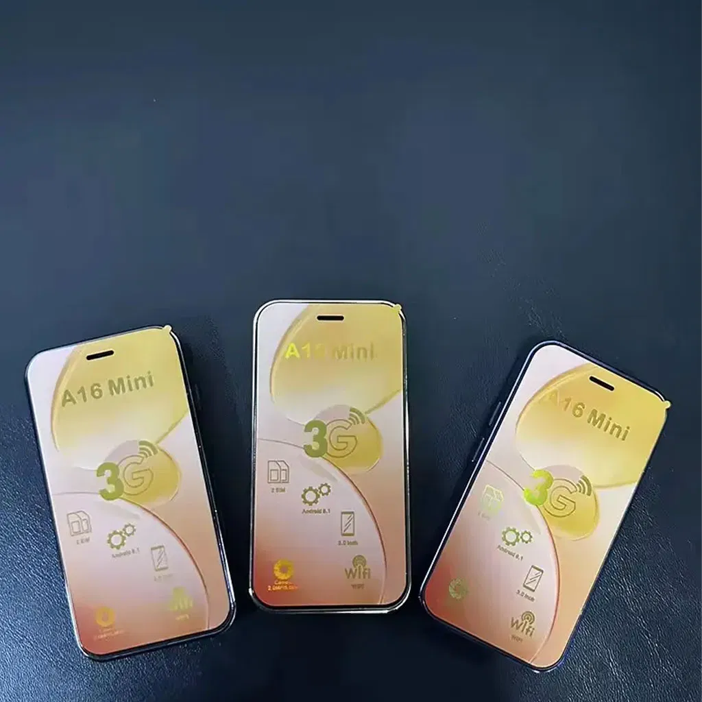 3G Networks Dual Nano SIM Android 8.1 32GB ROM 35MP Camera Dual SIM Mini Smartphone with Play Store Whatsapp