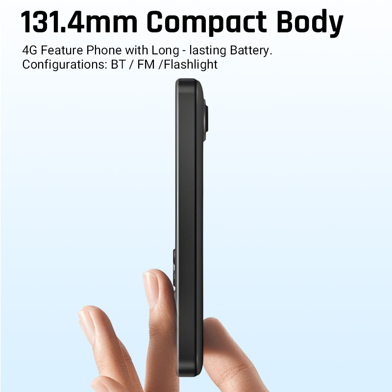 Long Battery Life 1400mAh 4G Smart Phone 2.4" Camera Flashlight FM Radio Bt Cell Phones for Seniors