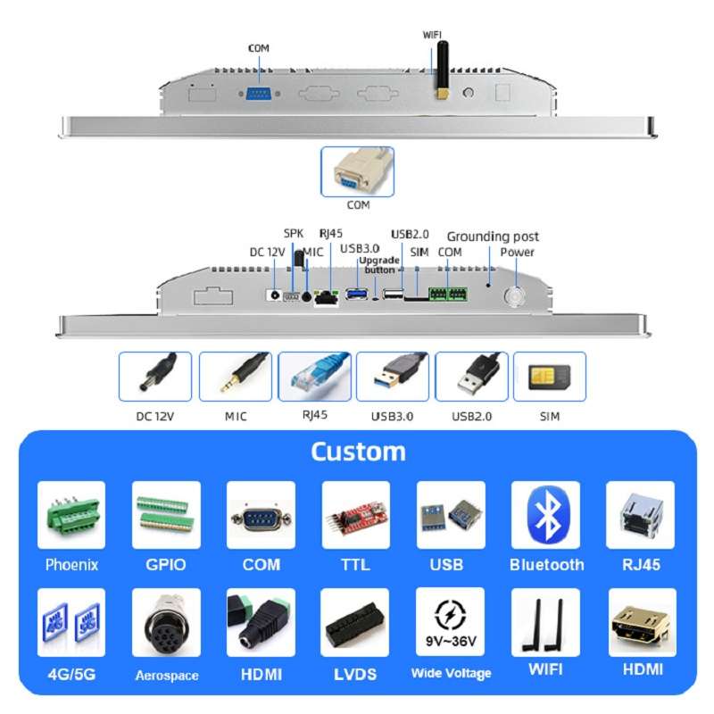 Compt 10.1" Android OEM Tablet Industrial PC for Intelligent Vehicle System