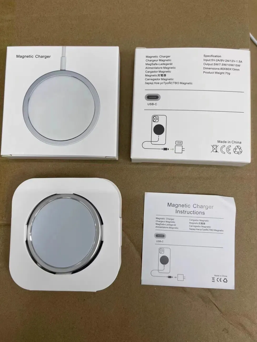 Wholesale 15W Wireless Charger Magnetic 5000mAh Magsafe Battery Pack and Charger for L Phone 17 16 15 14 13 PRO Max Power Bank Supply C
