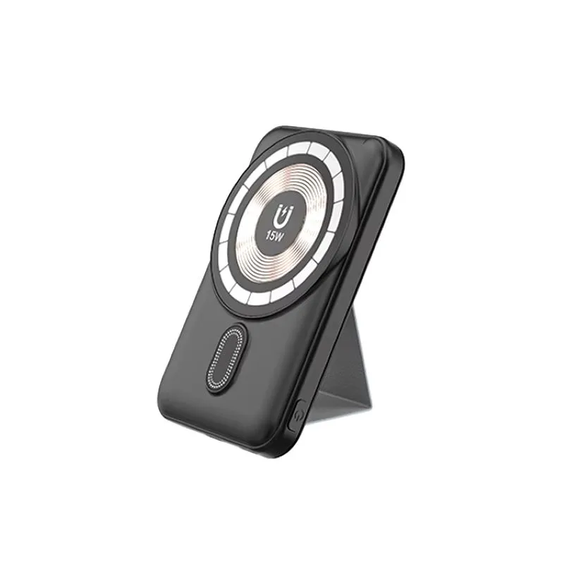 Portable 5000mAh Magnetic Power Bank Charger for Smartphones