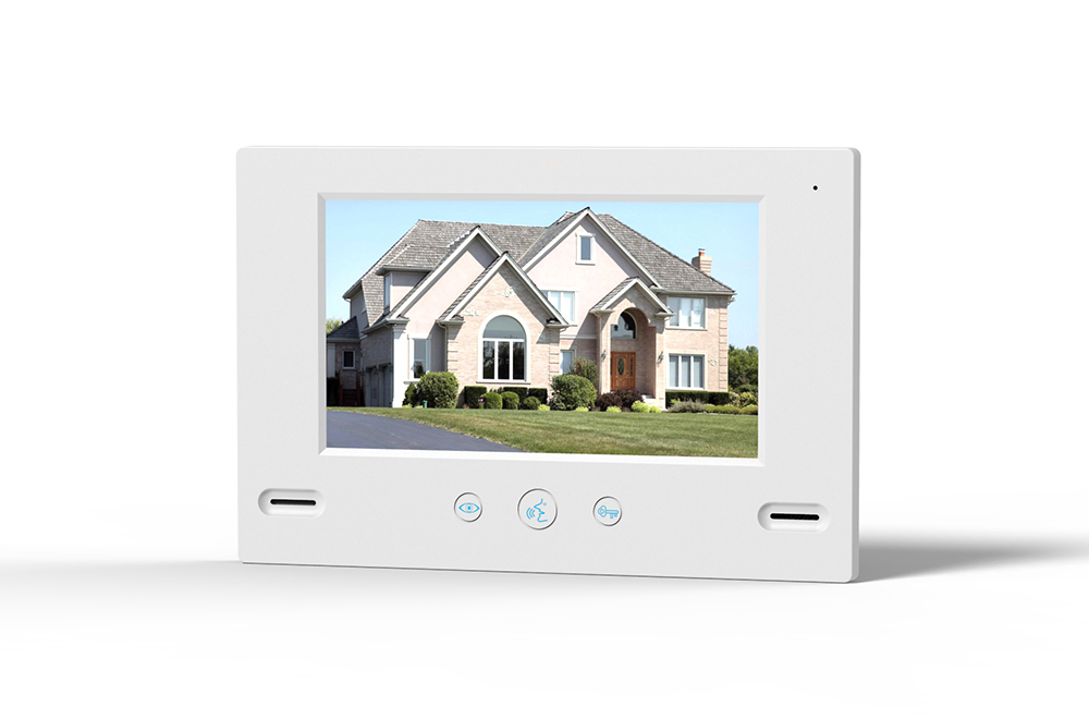 4 Wire Color Wireless WiFi Video Door Phone Remotely Monitor with Smart Phone Door Lock Intercom Phone System