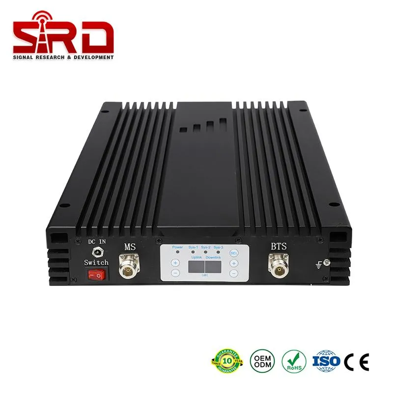 High Gain Dual Band 23 dBm CDMA 800MHz LTE 2600MHz 2g 3G 4G Mobile Phone Network Repeater Signal Booster
