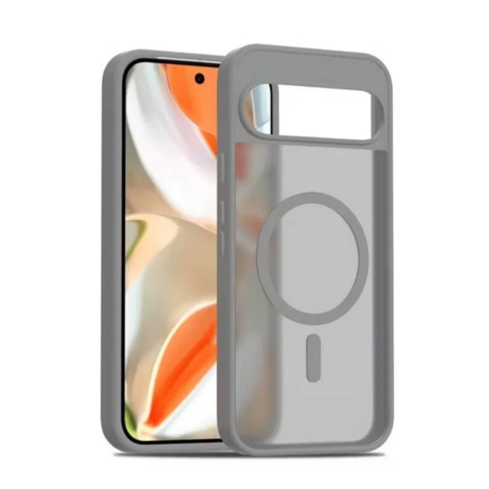 2026 Factory Direct New Matte Texture Translucent Magnetic Phone Case for IP&amp; Android Phone