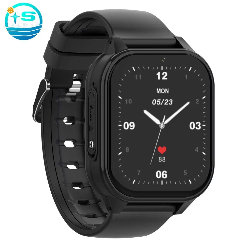 4G WiFi SIM Card Bluetooth Touch Screen GPS Agps Lbs Kids Smart Watch with Whatapp Message Phone Call Video Call Step Counter Multiple Lanuages Sos