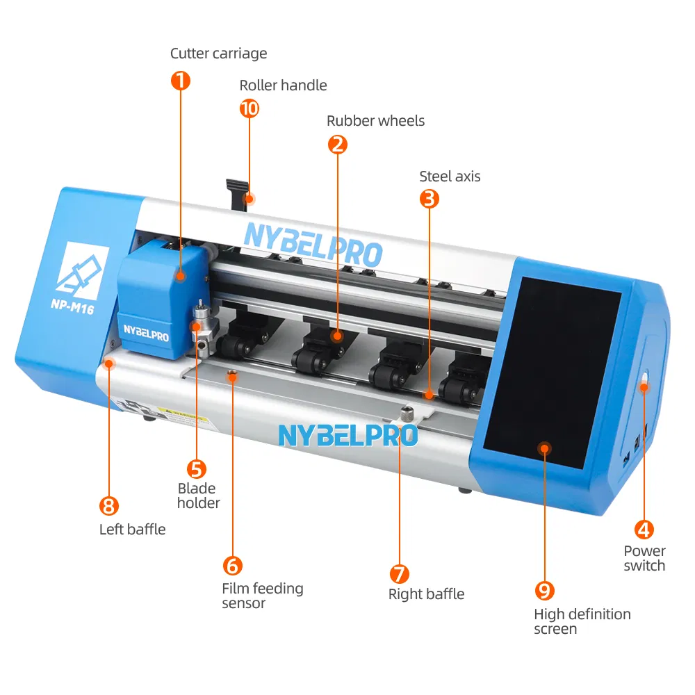 Wholesale Price Corte De Pelí Cula De Pantalla De Telé Fono Hydrogel Cutting Machine Screen Film Cut Smart Machine for Different Models of Phone
