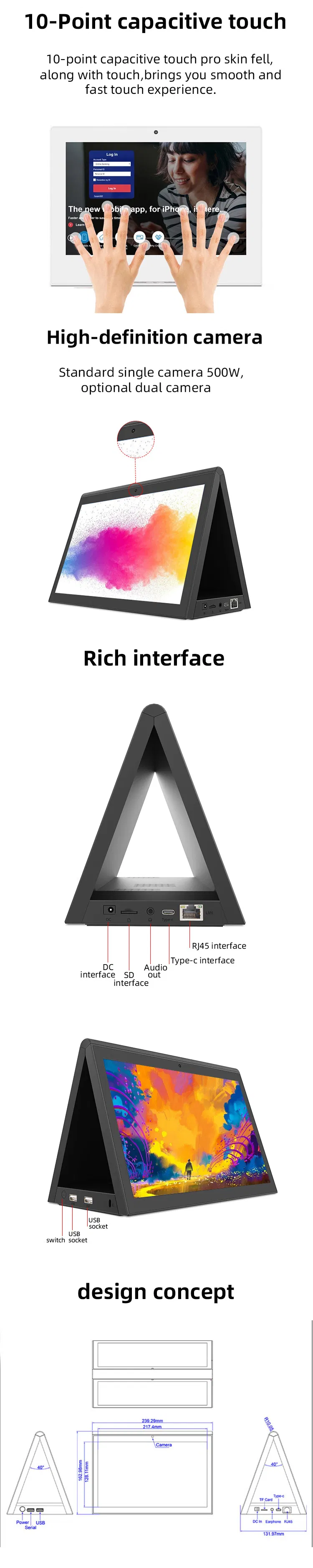 Android Tablet PC Features
