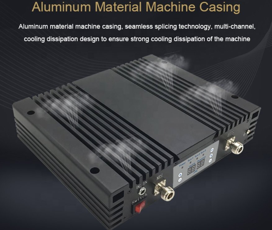 30dBm 2g 3G Signal Repeater GSM 850MHz/Aws 1700MHz/PCS 1900 MHz Mobile Network Tri Band Signal Booster