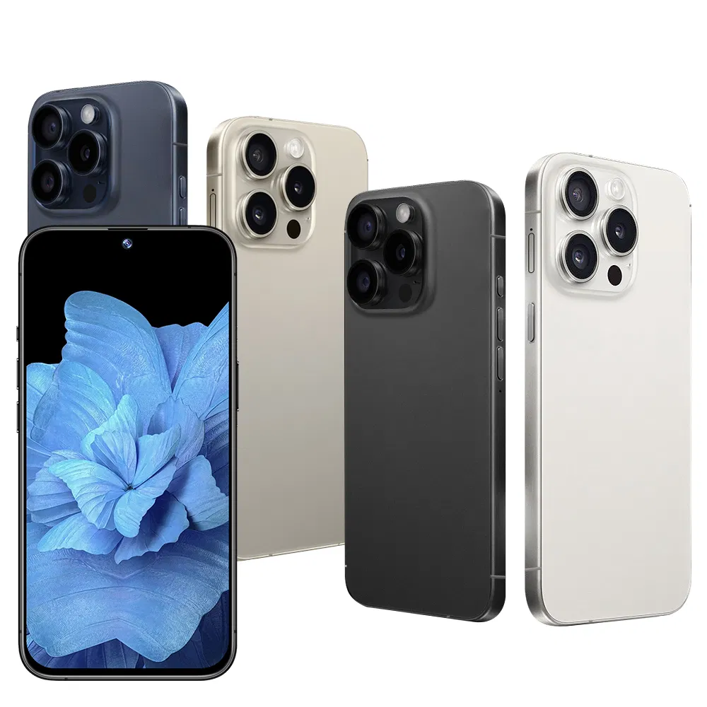 10+Years Manufacturer NFC OTG Phone 8+256GB 50+108MP Dual SIM Android 15 Phone for I 15 PRO Max Smart Phone