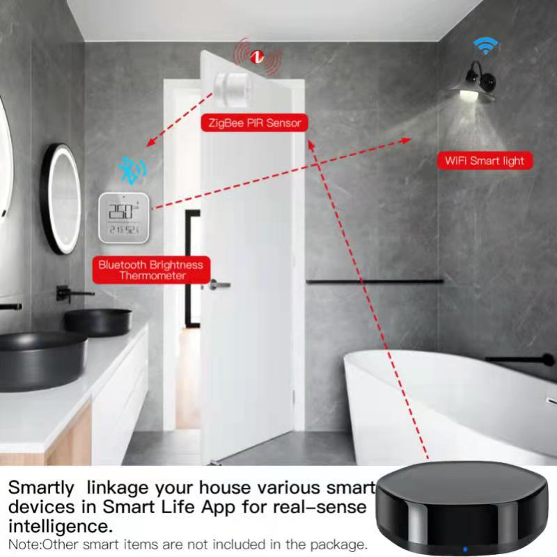 Tuya Smart 3 in 1 Zigbee 3.0 BLE Multi-Mode Gateway Wireless WiFi IR Remote Controller Smart Bridge Hub Alexa Google Home