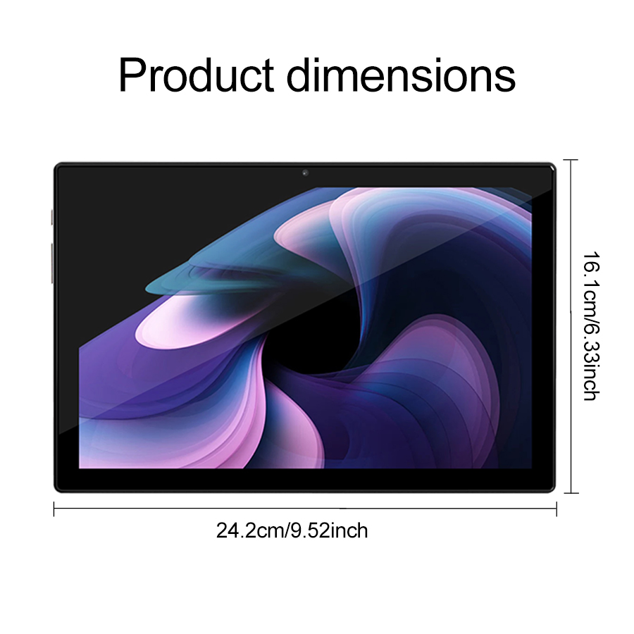 Best Price 10.1inch Android 15 Tab with 4GB+128GB Storage Octa Core CPU A523 Wif 5g Business Android Tablet PC with Keyboard