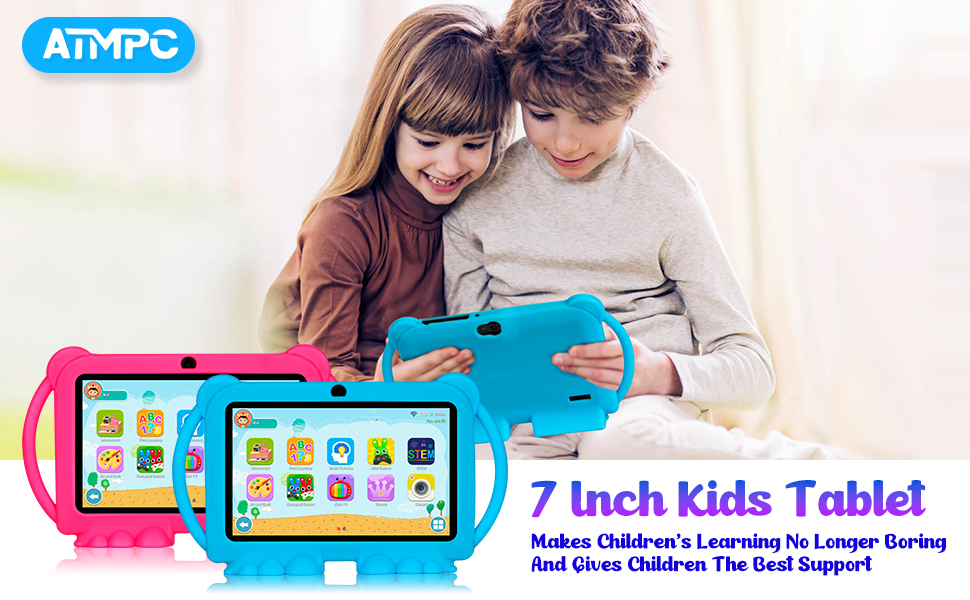 7 Inch OEM Tablet It-701A Kids Children Educational Tablette Android 14 A133 Quad Core WiFi Bt Tablet PC