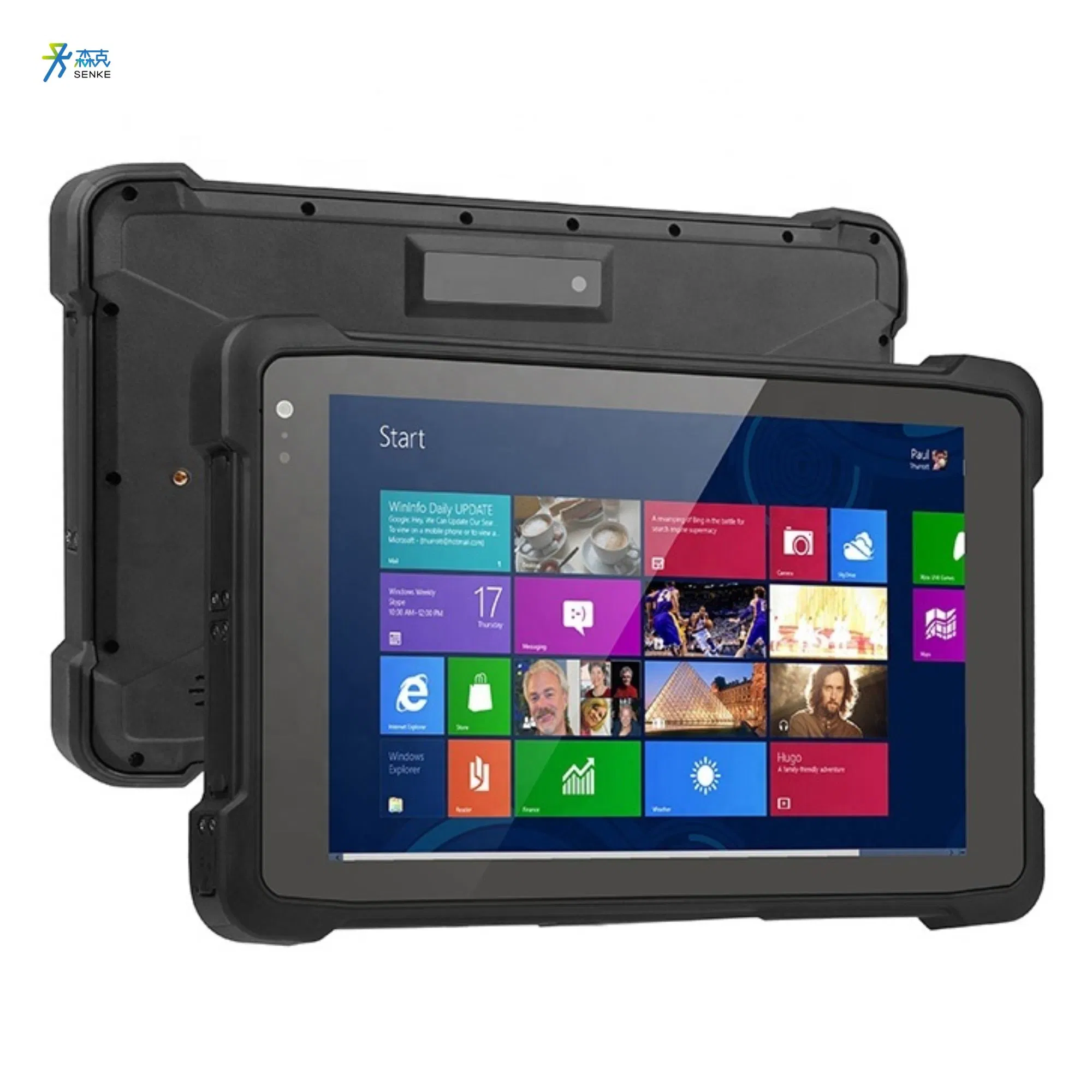 Touch Screen Android Rugged Tablet 10.1 Inch in Vehicle Mtk6771 10000mAh Battery Outdoor Industrial Panel PC Waterproof Shockproof Anti-Dust Rugged Tablet PC