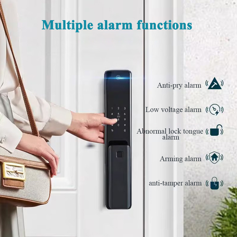 Intercom WiFi APP High Security Fully Automatic WiFi Live Video Intercom 3D Face Recognition 6 in 1 Unlock Keyless Remotely Unlock with Camera Smart Door