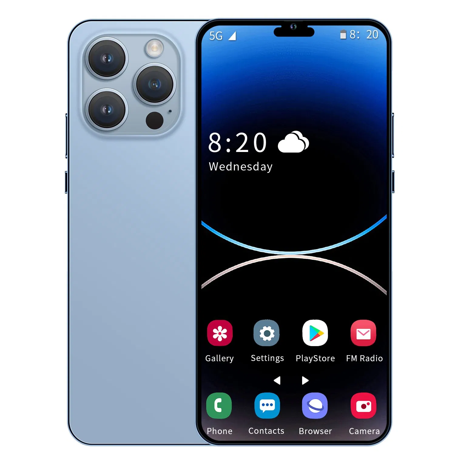 7.3 Inch Dual SIM I14 PRO Max Android Cell Phone Smartphone