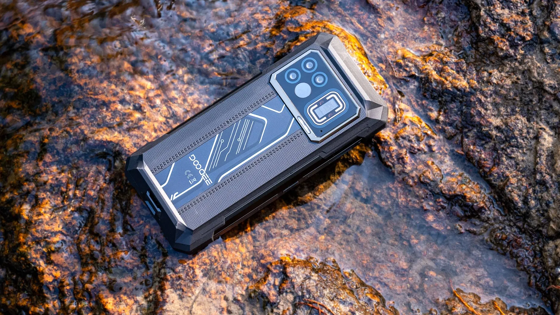 Doogee Fire 6 Max 5g Rugged Smart Phone Ai Triple Camera NFC FHD Octa Core Android 14 8GB ROM 256GB Fingerprint Mobile Phone