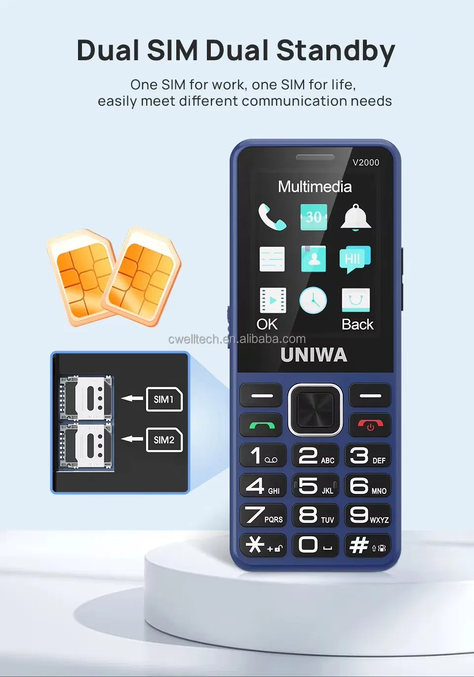 UNIWA V2000 Senior Phone