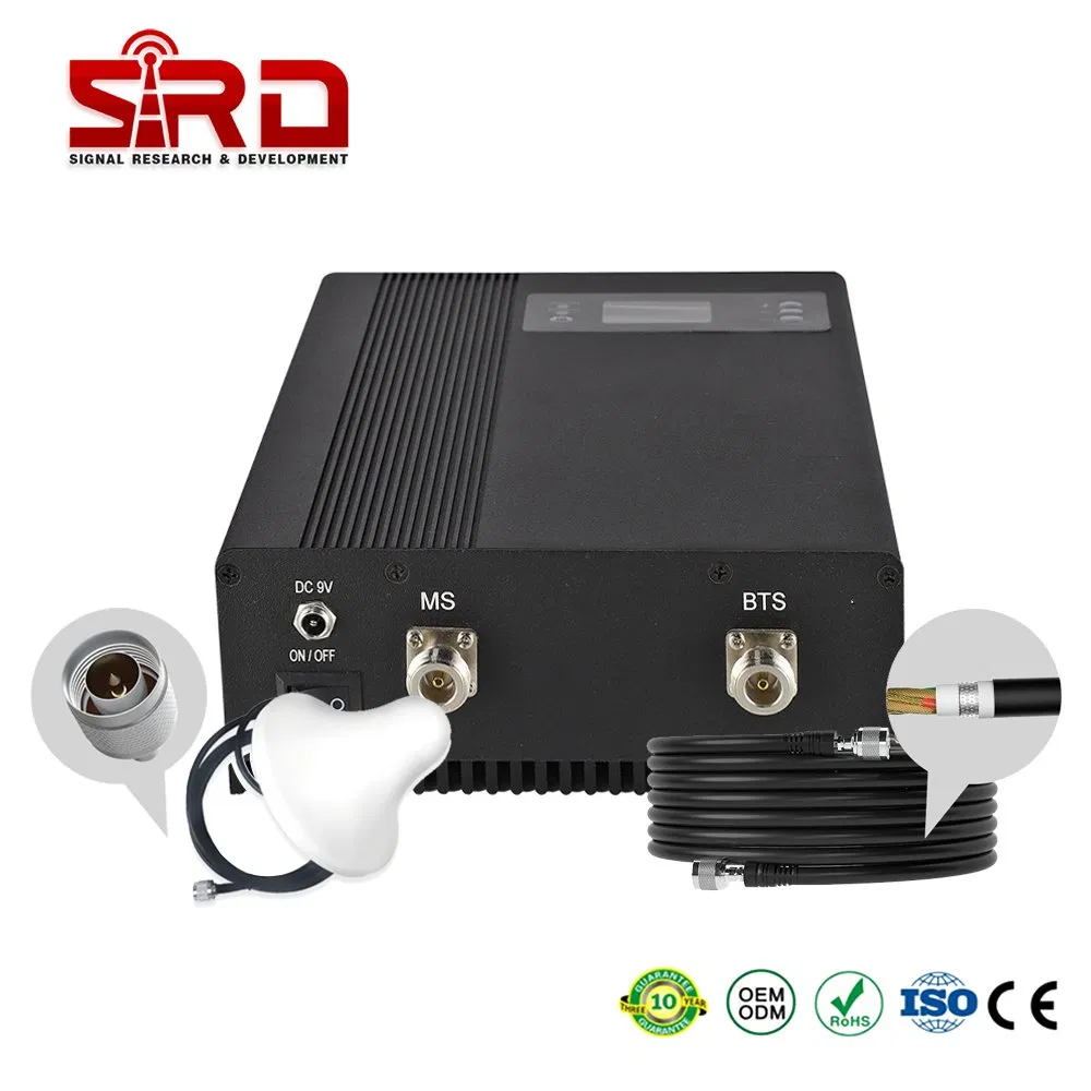 High Gain 23dBm LTE 800 Egsm 900 Dcs 1800MHz Mobile Phone Network Repeater 3G 4G 5g Signal Booster