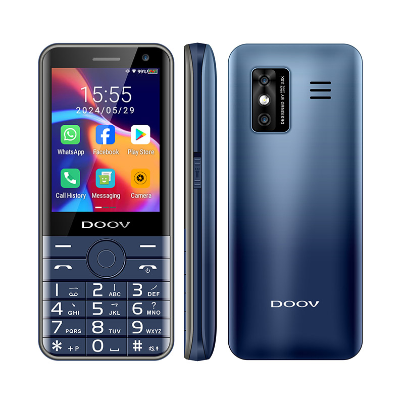 2.8 Inch 4G LTE Android Smart Phone with Keypad Support 4G Video Calling for Seniors