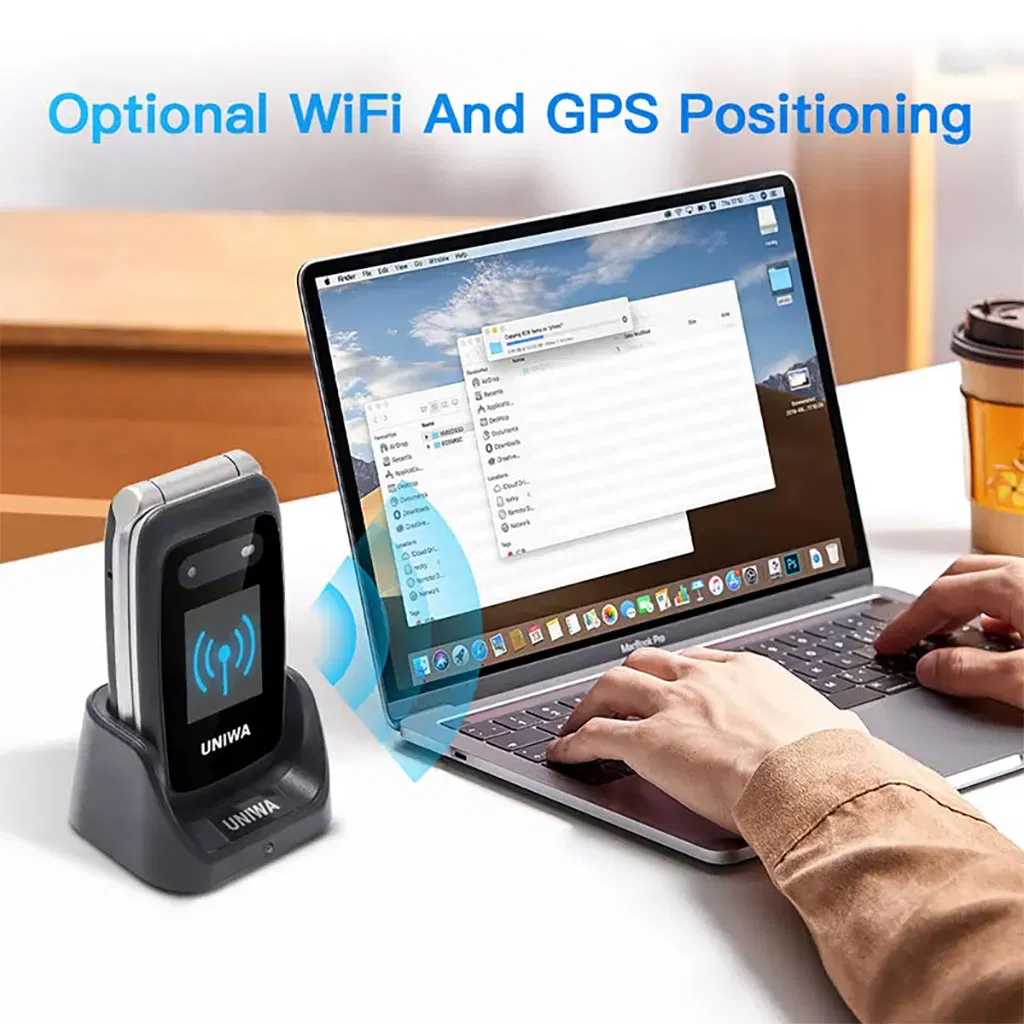 Easy-to-Use 4G Flip Phone with Large Keypad for Seniors 4G Dual SIM Flip Phone for Seniors with Big Buttons