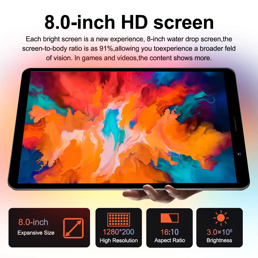 8 Inch Tablet PC View