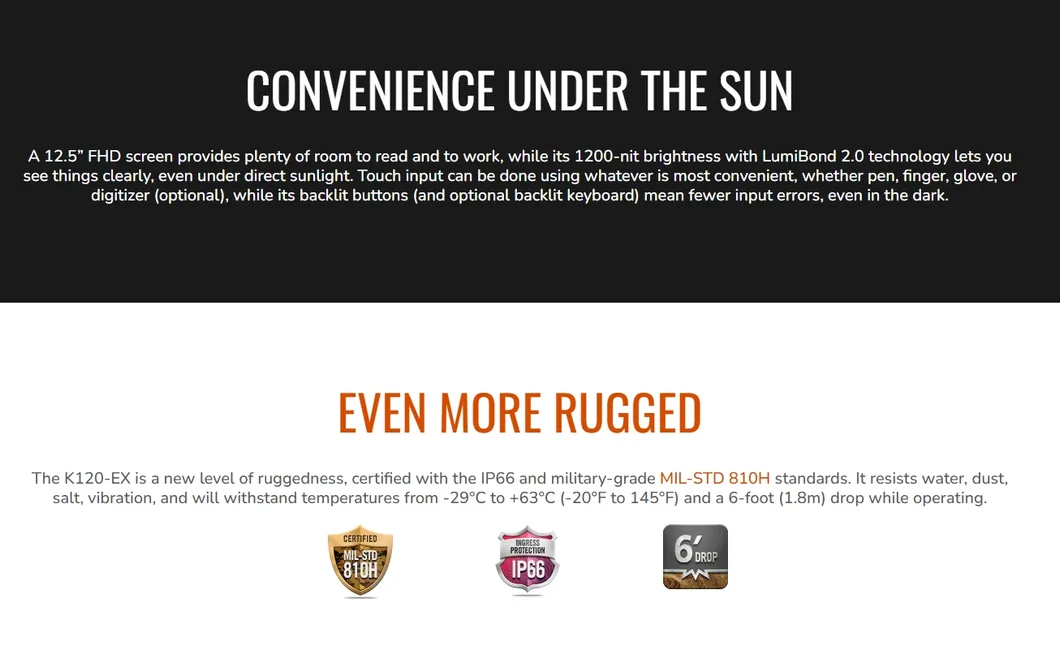 Rugged Tablet Durability