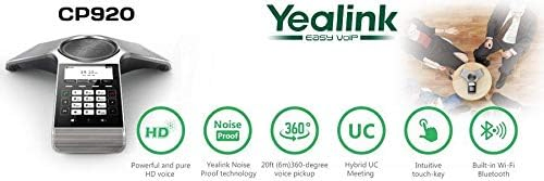 Yealink Cp920/CP925 Touch-Sensitive HD IP Conference Phone for Small-to-MID Meeting Rooms