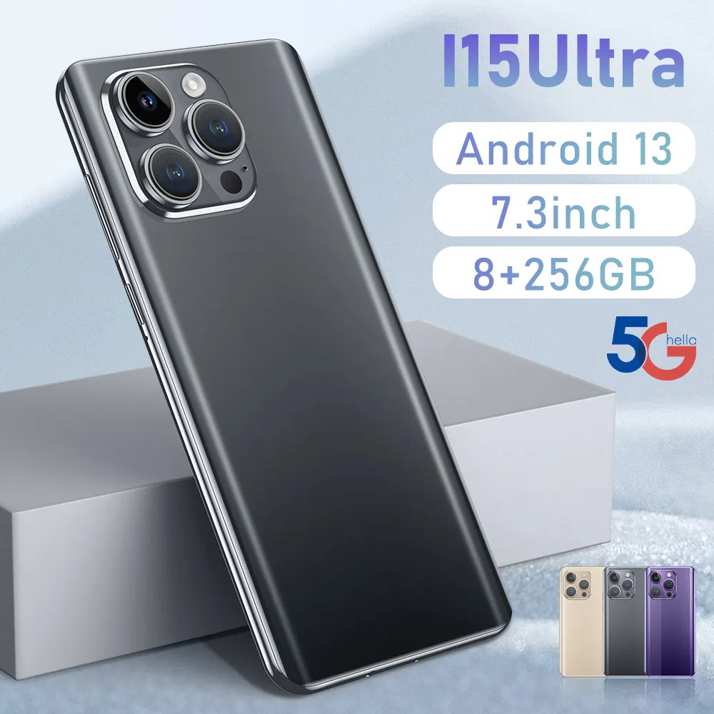 Hot Sell Global Version PRO Max Screen Mobile 5g Smart Phones Android 13 with 7.3 Inch 5g Low Price 8+256GB Dual SIM Card