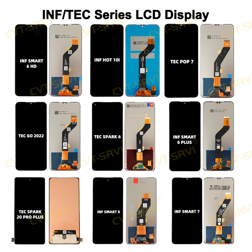 Wholesale Price High Quality AAA Orignal Incell OLED TFT Mobile Phone Screen LCD for Infinix Hot20I Smart 6HD/Hot 10I/Smart 6plus/Smart 8/Smart 7