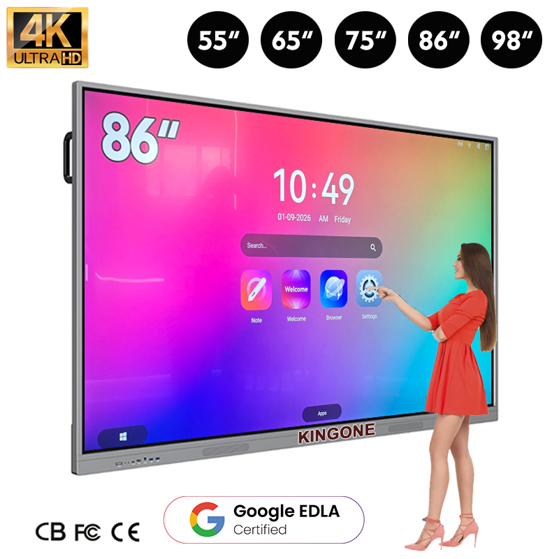 Hot Sales 55/65/75/86/98/110 Inch Interactive Displays Digital Flat Panel Whiteboard Touch Screen Smart Whiteboard for Classroom