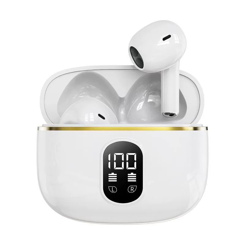 Smart Wireless in-Ear Headphones LED Display Long-Lasting Battery Indicator for Digital Low Latency Enc Waterproof Earbuds