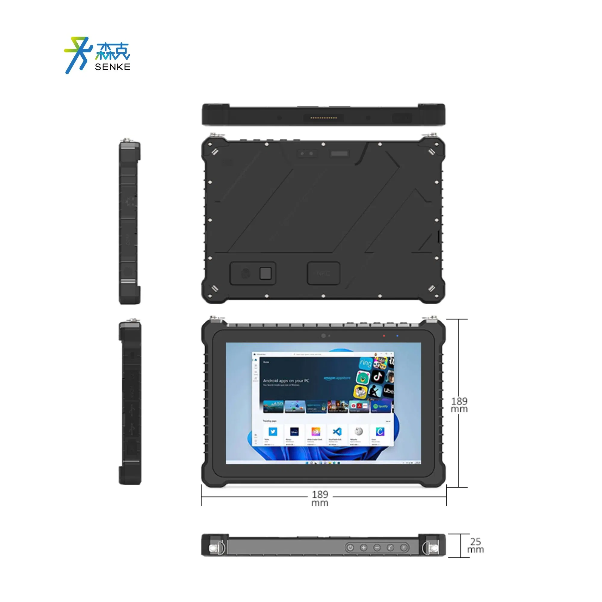 Rugged Tablet PC with Qualcomm Octa-Core and Industrial Durability